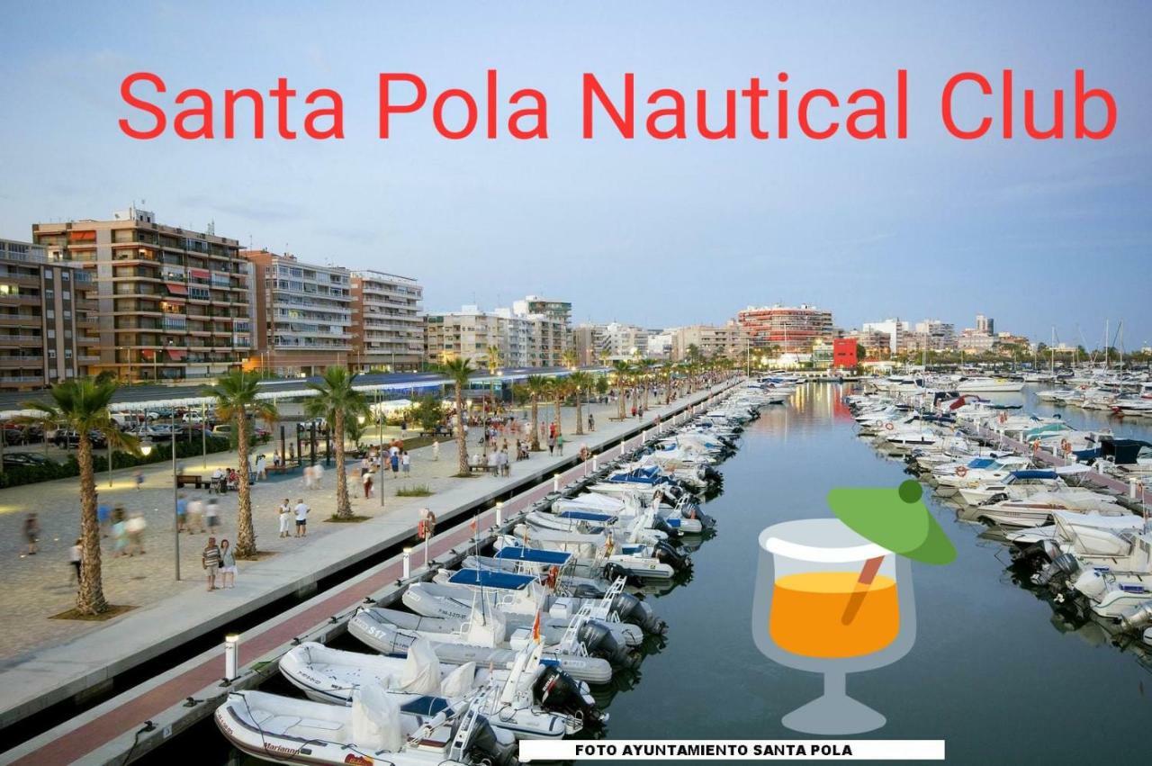 Playa 500M Y Centro Pueblo 600M, Piscina, 4 Clim, 2 Parkings Apartment Santa Pola Exterior photo